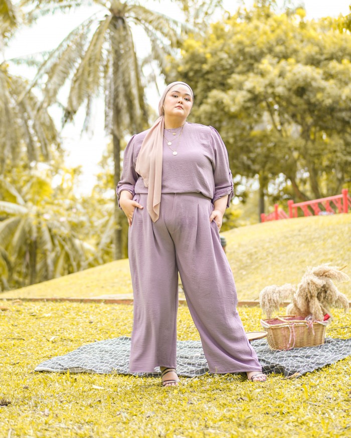 Kesha Suit (Purplish Grey)