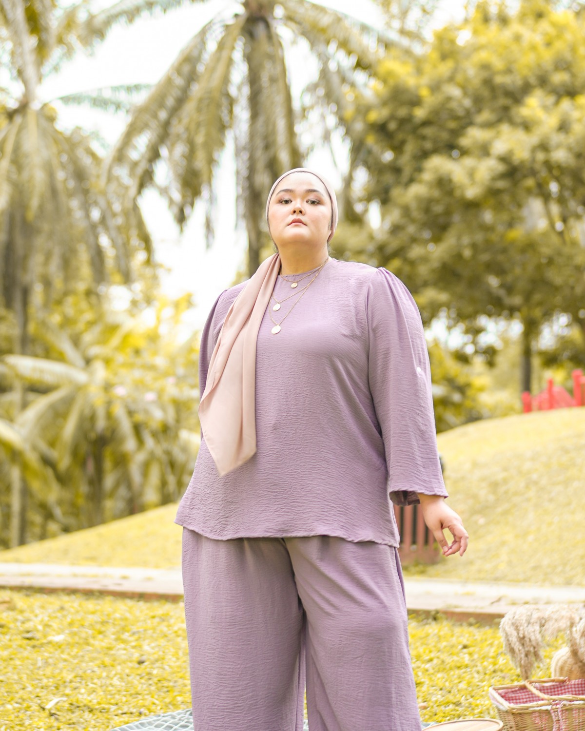 Kesha Suit (Purplish Grey)