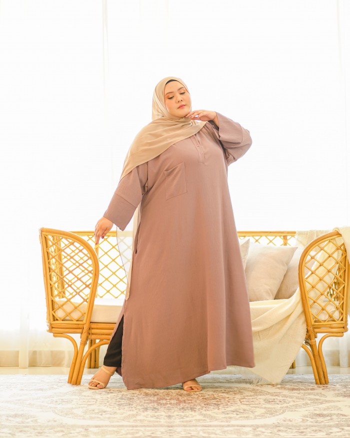 Katty Kaftan (Purplish Grey)