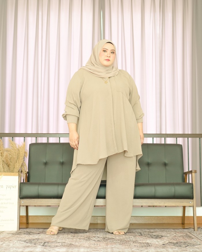 Darla Baggy Shirt (Apricot)