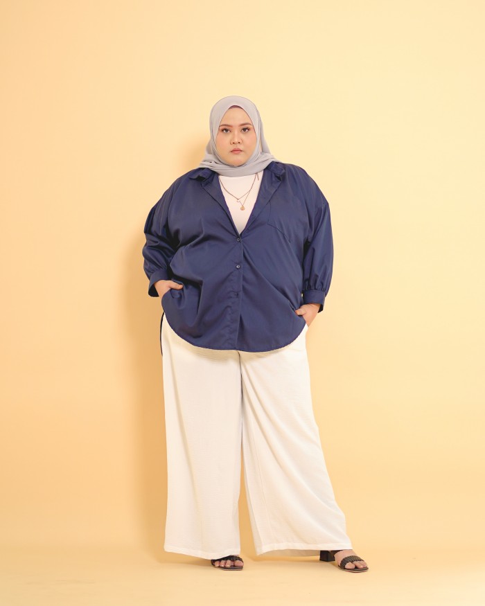 Noelle Shirt (Navy Blue)