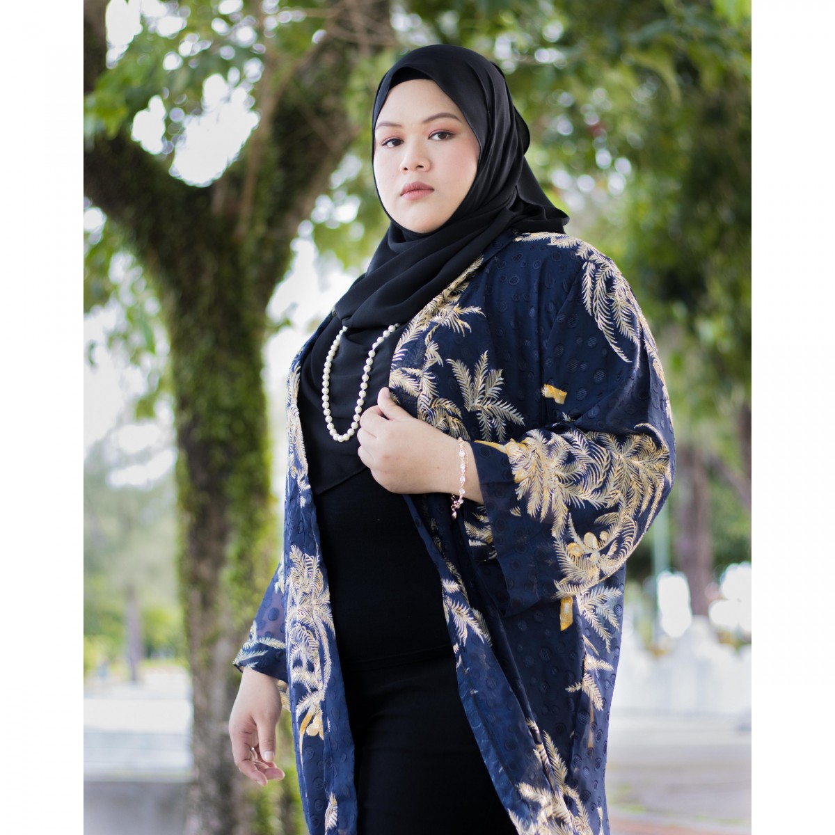 Marya Kimono Cardigan (Dark Blue)