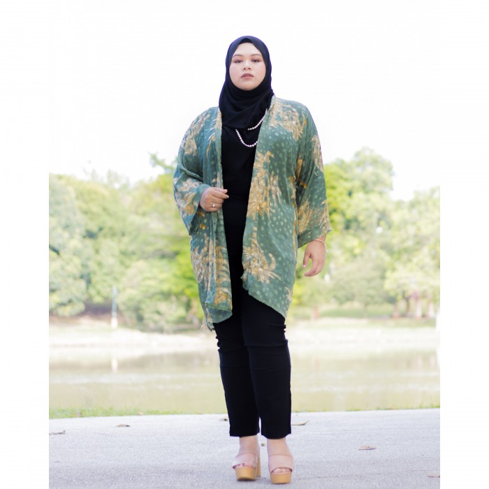 Marya Kimono Cardigan (Sage Green)