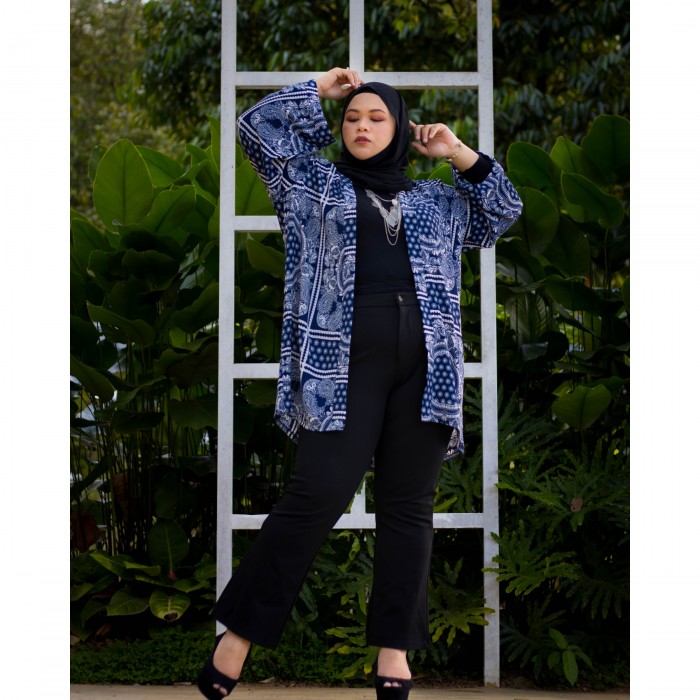 Callie Kimono Cardigan (Blue)