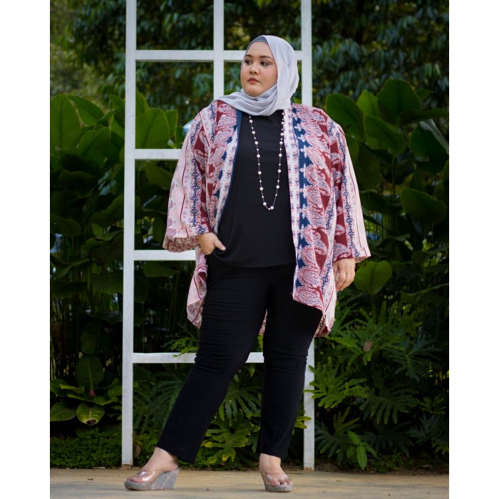 Callie Kimono Cardigan (Soft Pink)