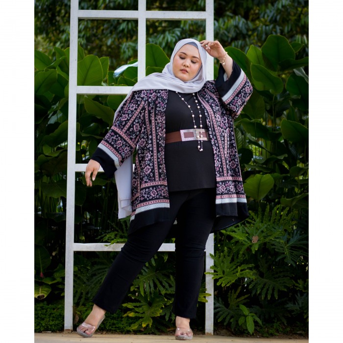 Callie Kimono Cardigan (Black)