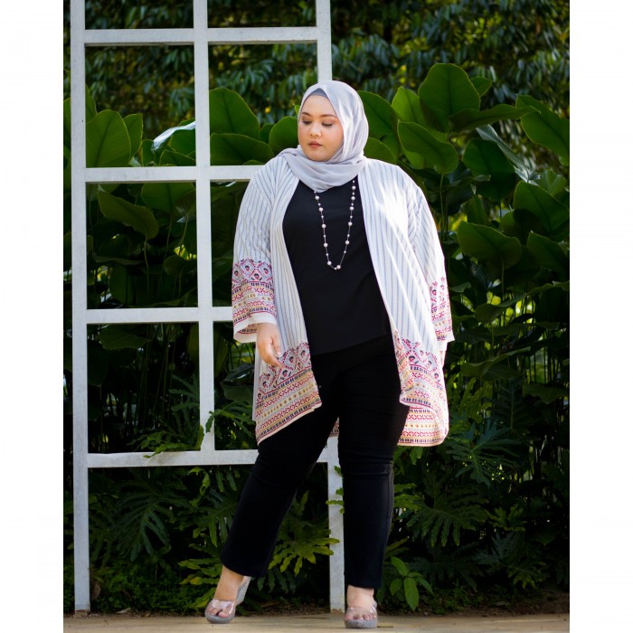 Callie Kimono Cardigan (White)