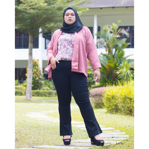 Sophie Basic Cardigan (Dusty pink)