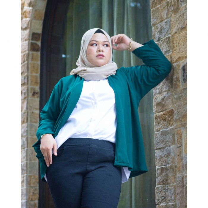 Sophie Basic Cardigan (Emerald)