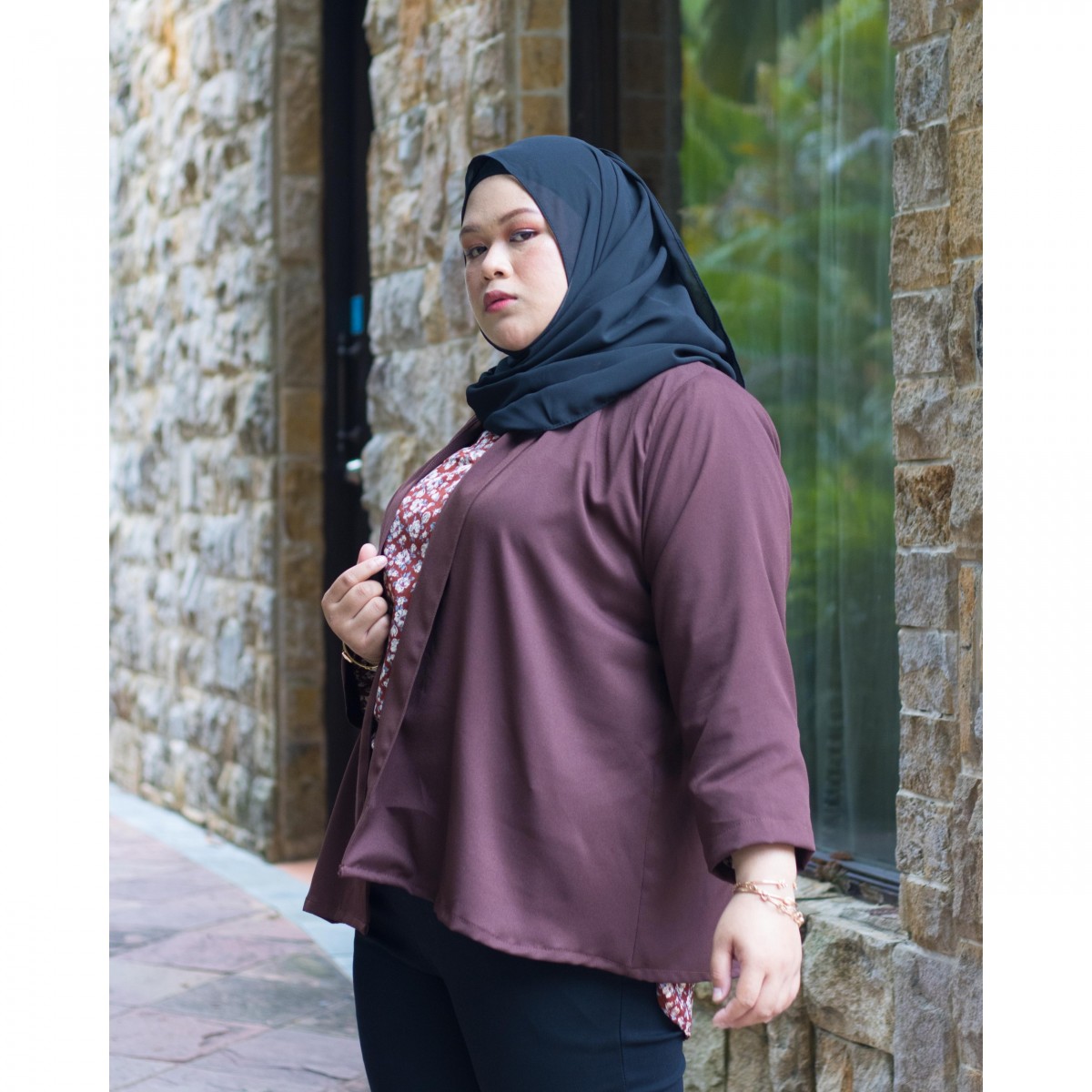 Sophie Basic Cardigan (Dark Chocolate)