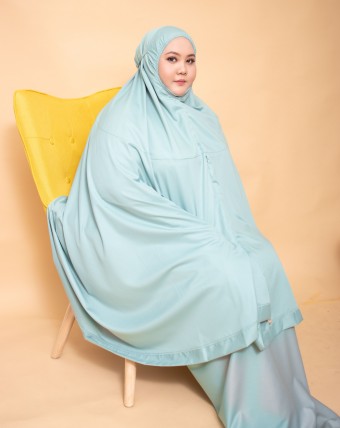 Telekung Nur Aisyah (Soft Green)