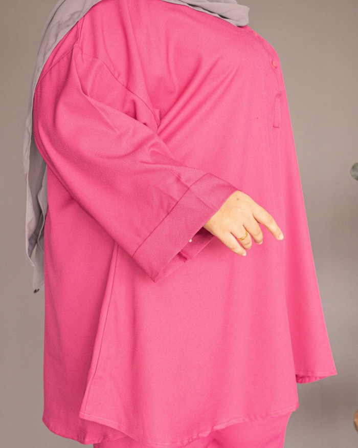 Wafa Suit (Fuchsia Pink)