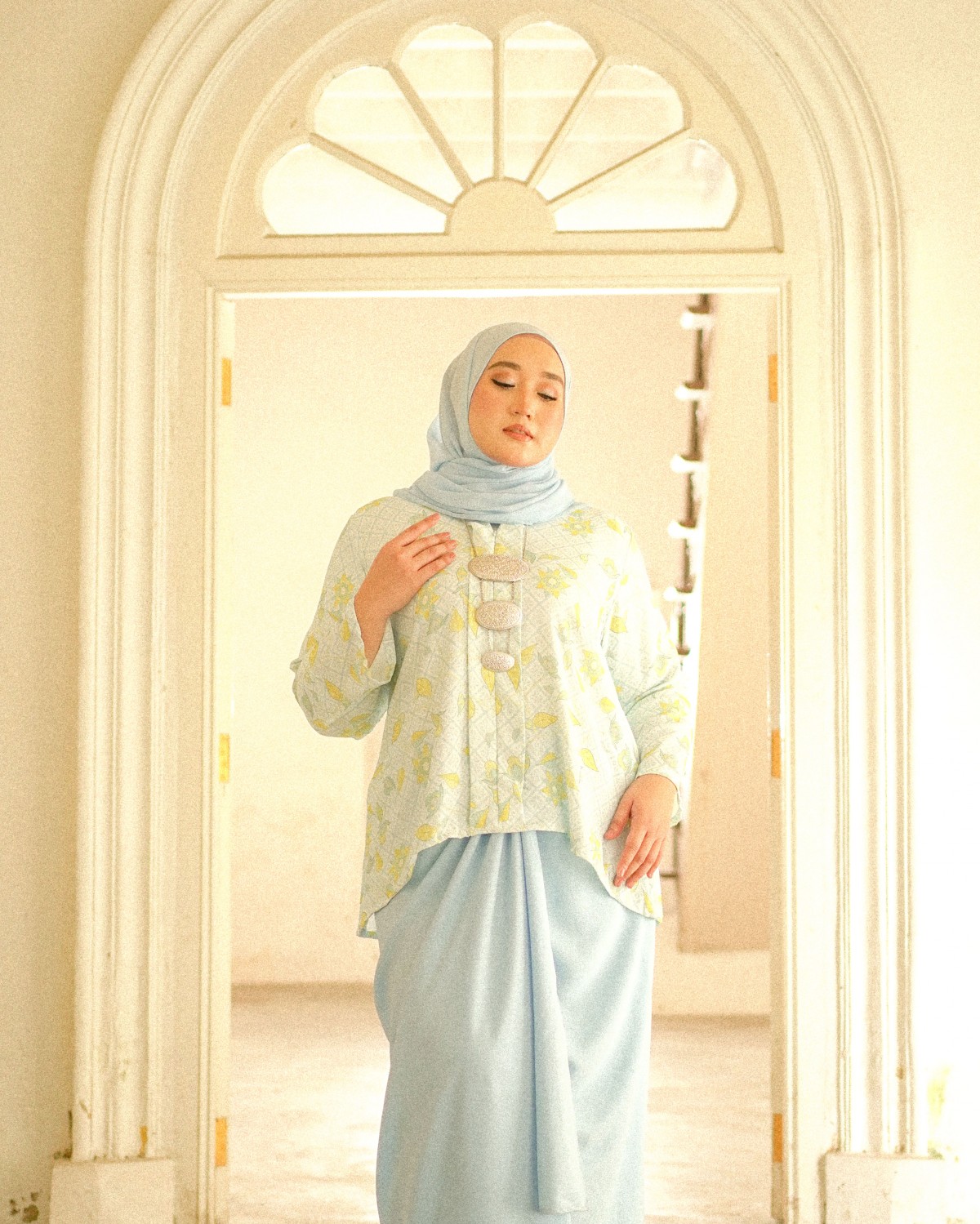 Ako Kesuma Kebaya Pario (Baby Blue)