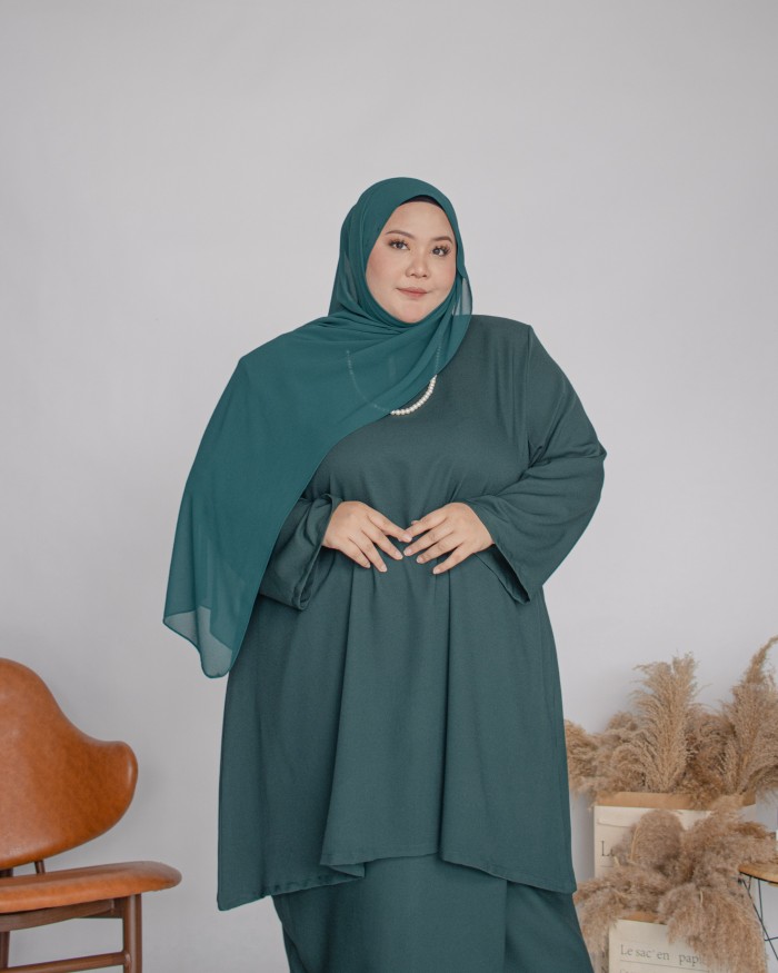 Amalin Riau Kurung (Emerald)