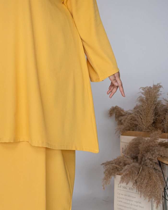 Amalin Riau Kurung (Yellow)