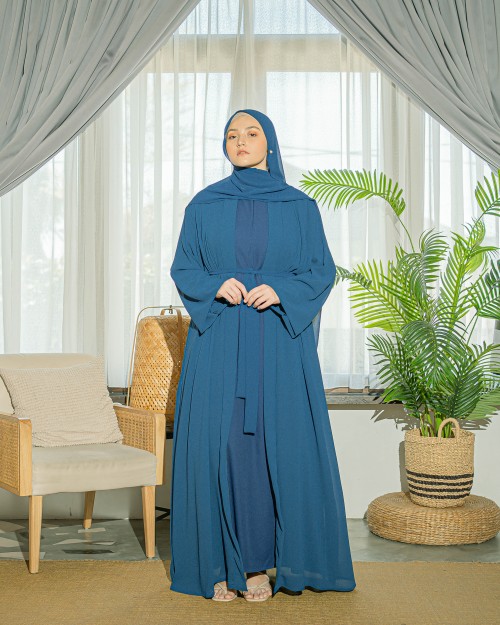 Ammara Abaya Dress (Cobalt Blue)