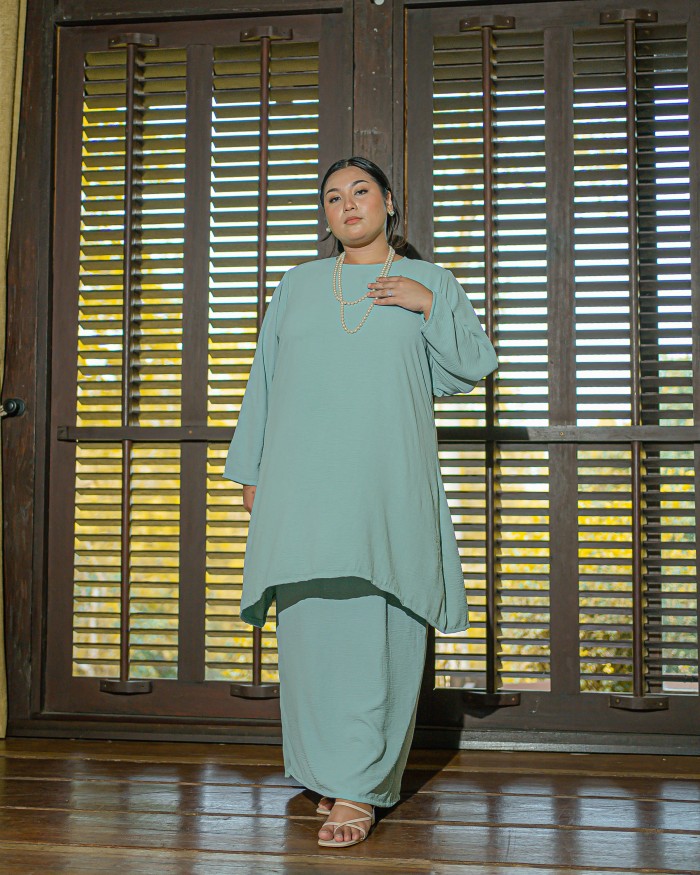 Ayong Rahmah Kurung (Dusty Green)