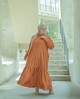 Tara Cotton Dress (Marmalade Orange)