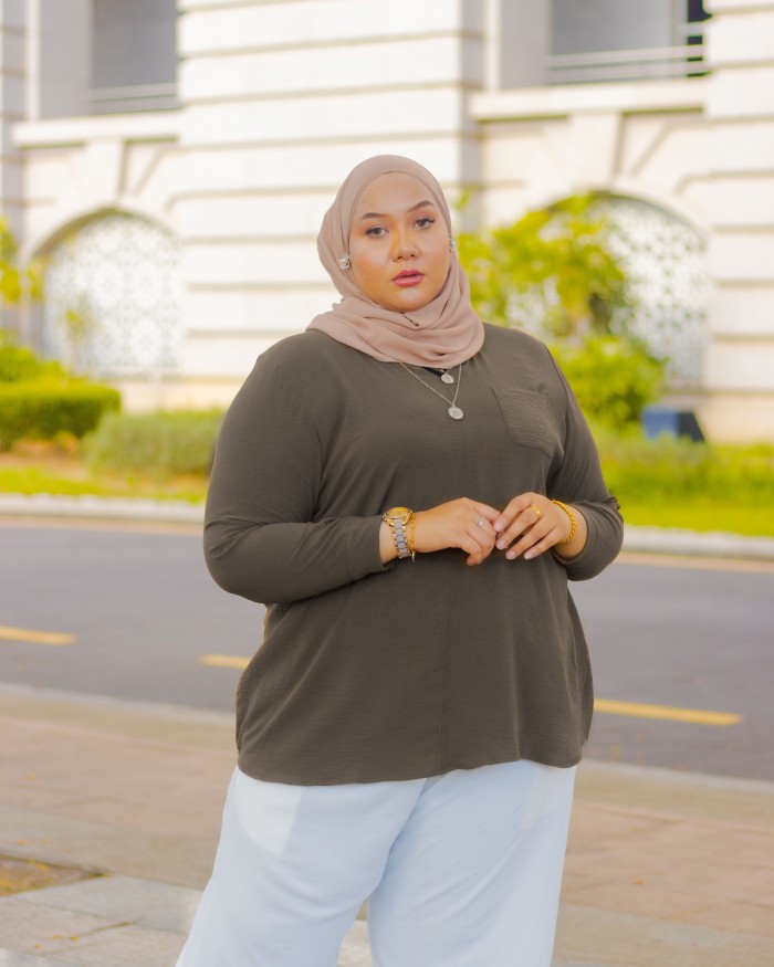 Fiona Basic Top (Army Green)