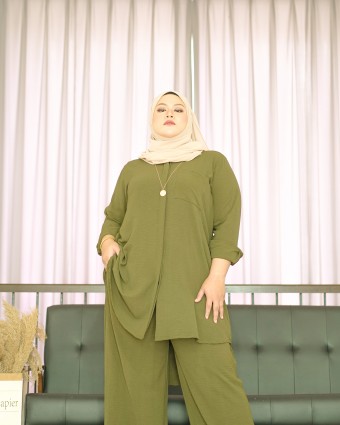 Darla Baggy Shirt (Olive)