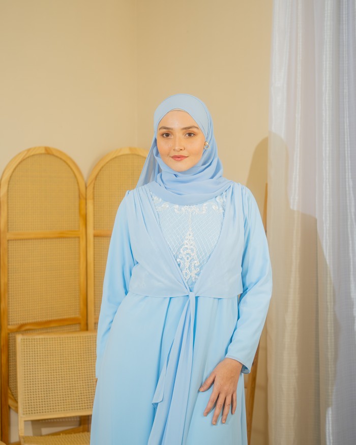 Yashifa Luxe Dress (Baby Blue)