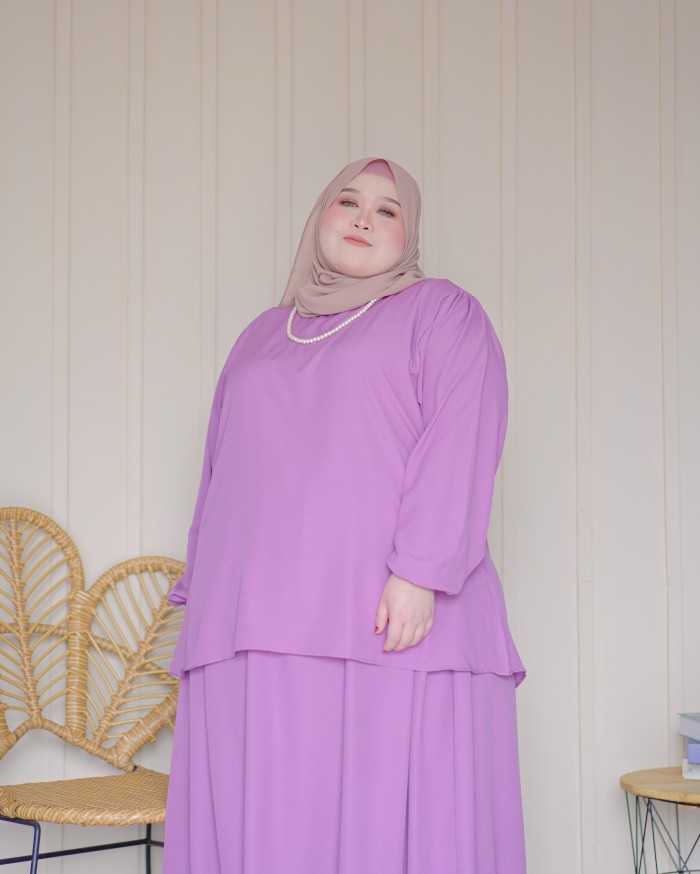 Wiliya Skirt Suit (Dusty Purple)