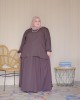 Wiliya Skirt Suit (Dark Choc)