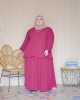 Wiliya Skirt Suit (Maroon)