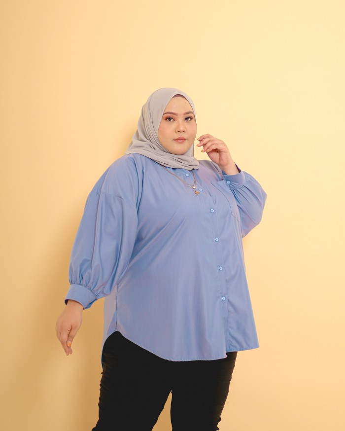 Noelle Shirt (Cornflower Blue)