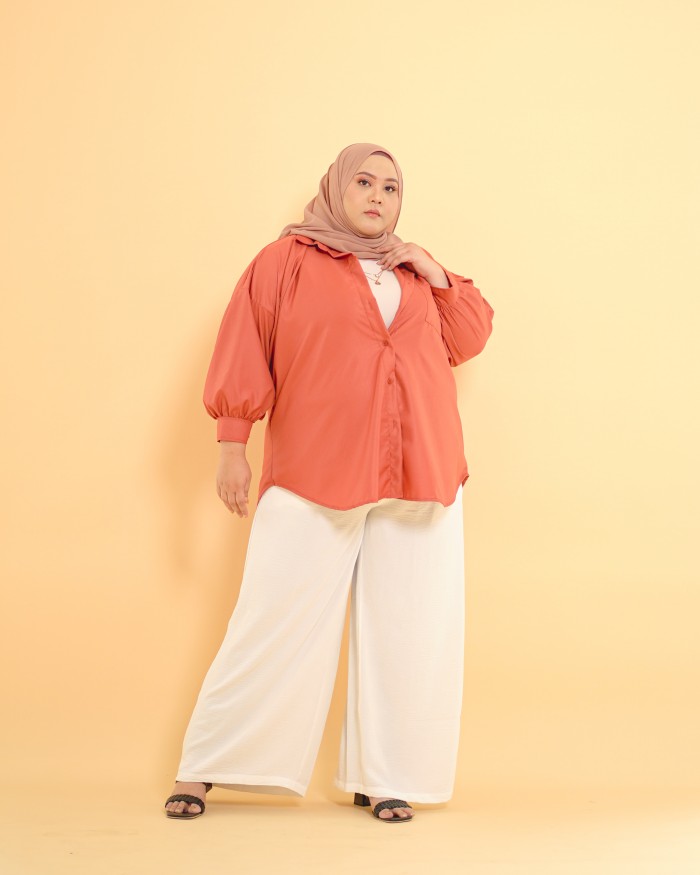 Noelle Shirt (Marmalade Orange)