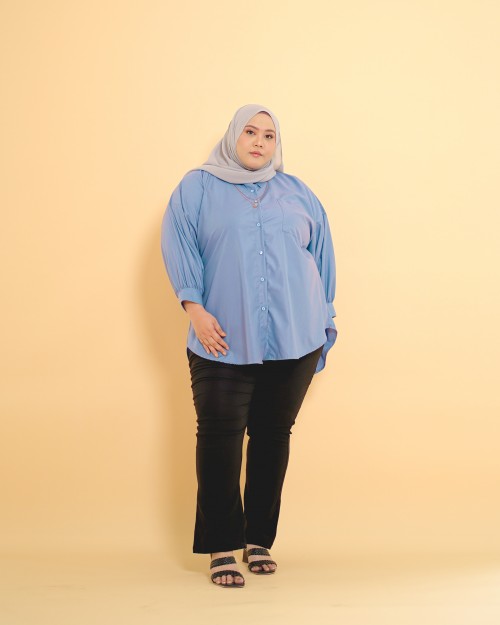 Noelle Shirt (Cornflower Blue)