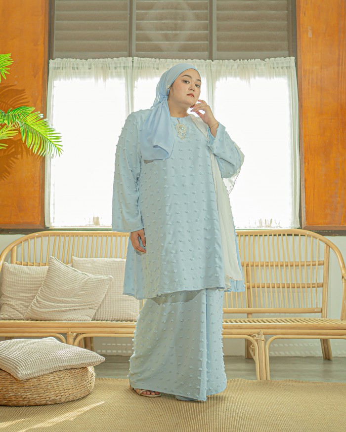 Ewan Sakenah Riau Kurung (Baby Blue)