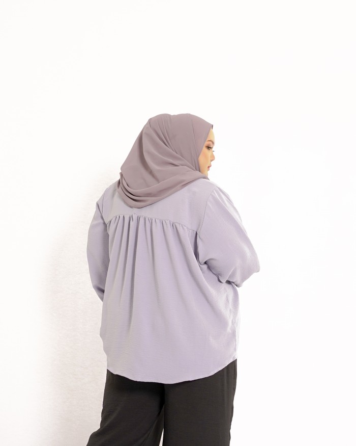 Farra Ruffle Top (Powder Blue)