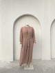 Ameera Ruffle Dress ( Nude )