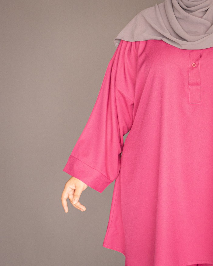 Wafa Suit (Fuchsia Pink)