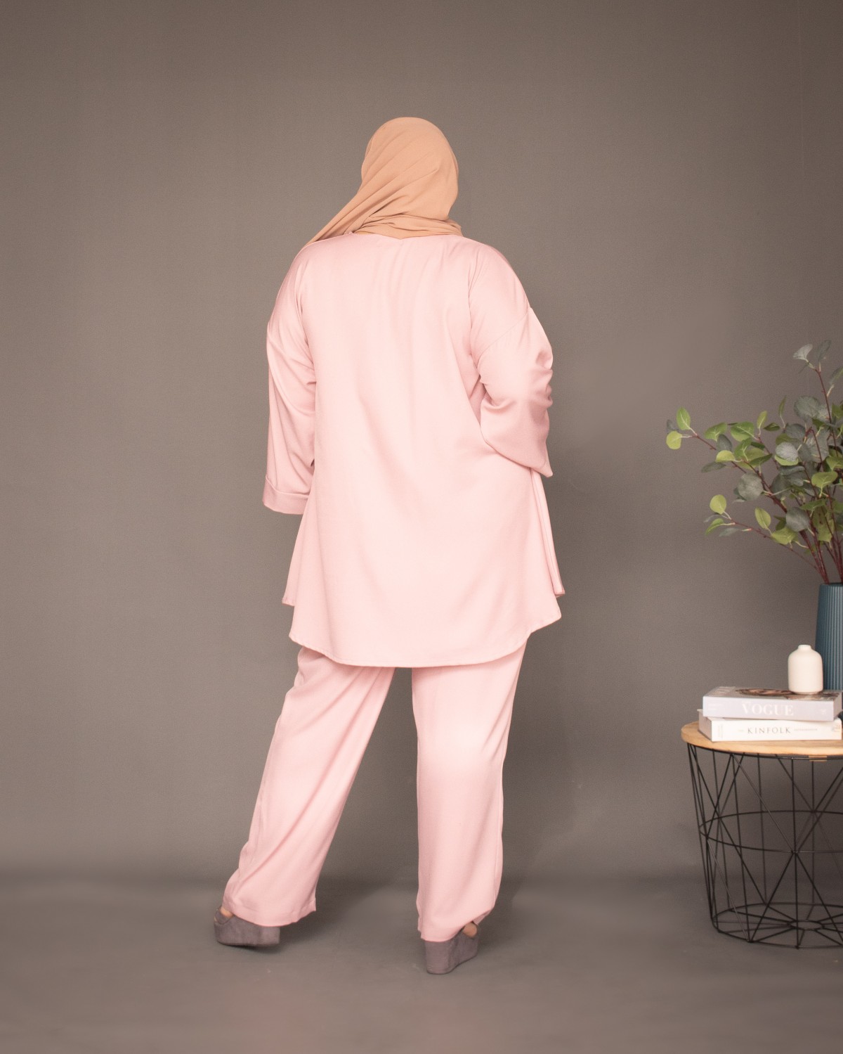 Wafa suit (Soft Pink)