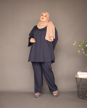 Wafa Suit (Dark Blue)