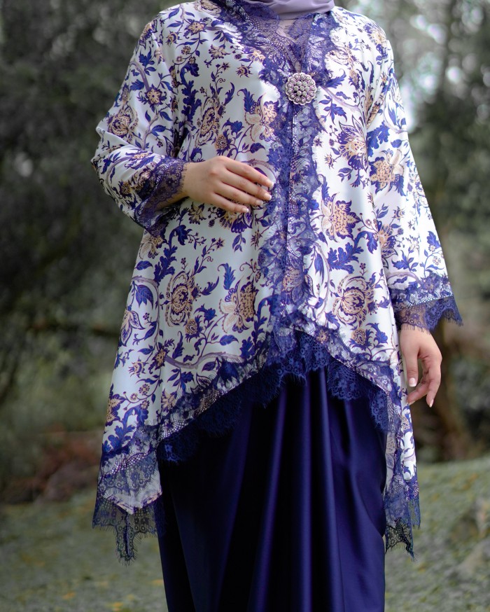 Dian Indrawardoyo Cardigan Pario (Dark Blue)