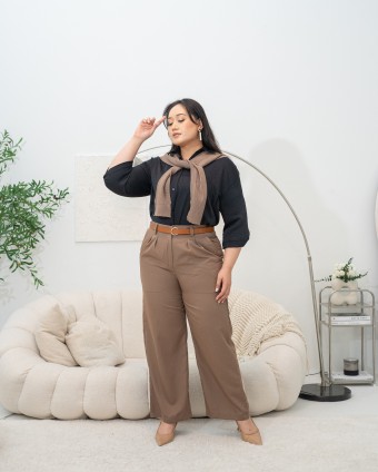 Celine Slack Pants ( Mocha )