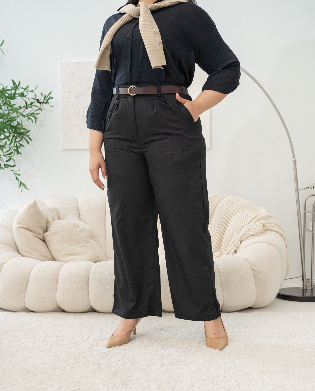 Celine Slack Pants ( Black )