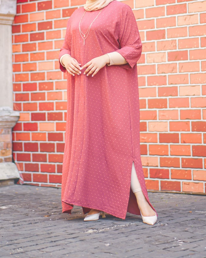 Kamela Kaftan 2.0 (Wine Pink)