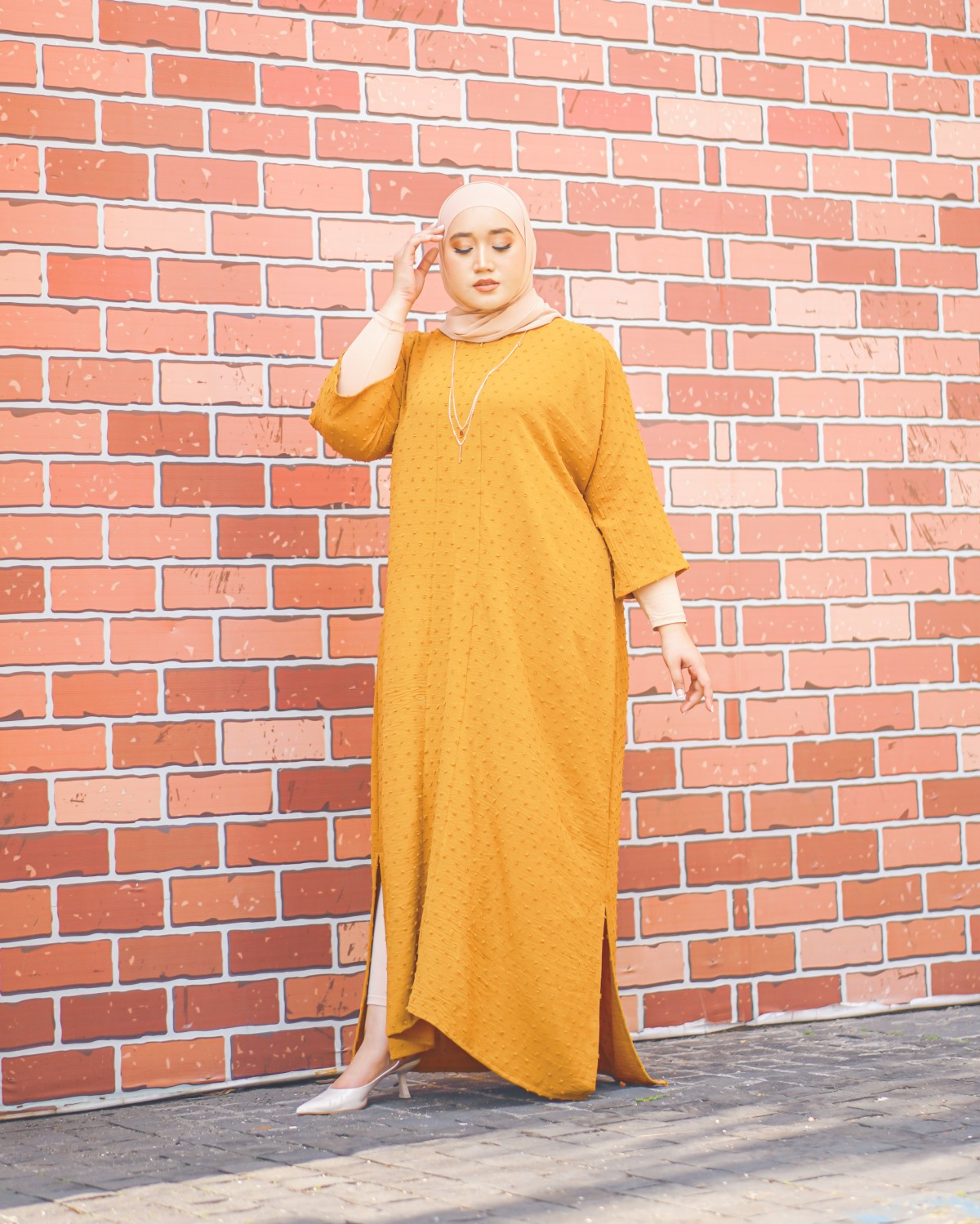 Kamela Kaftan 2.0 (Mustard)