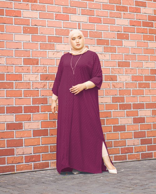 Kamela Kaftan 2.0 (Dark Raspberry)