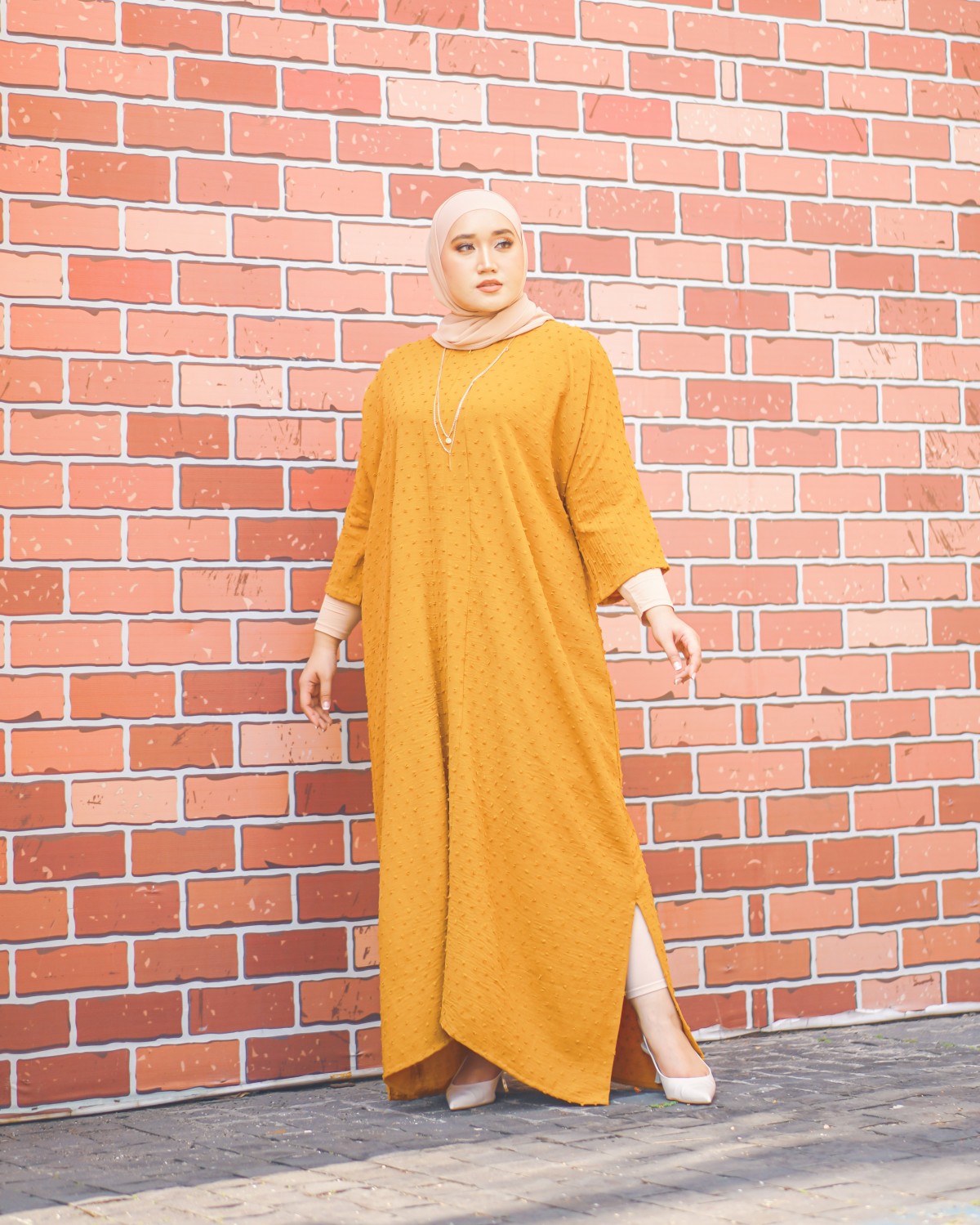 Kamela Kaftan 2.0 (Mustard)