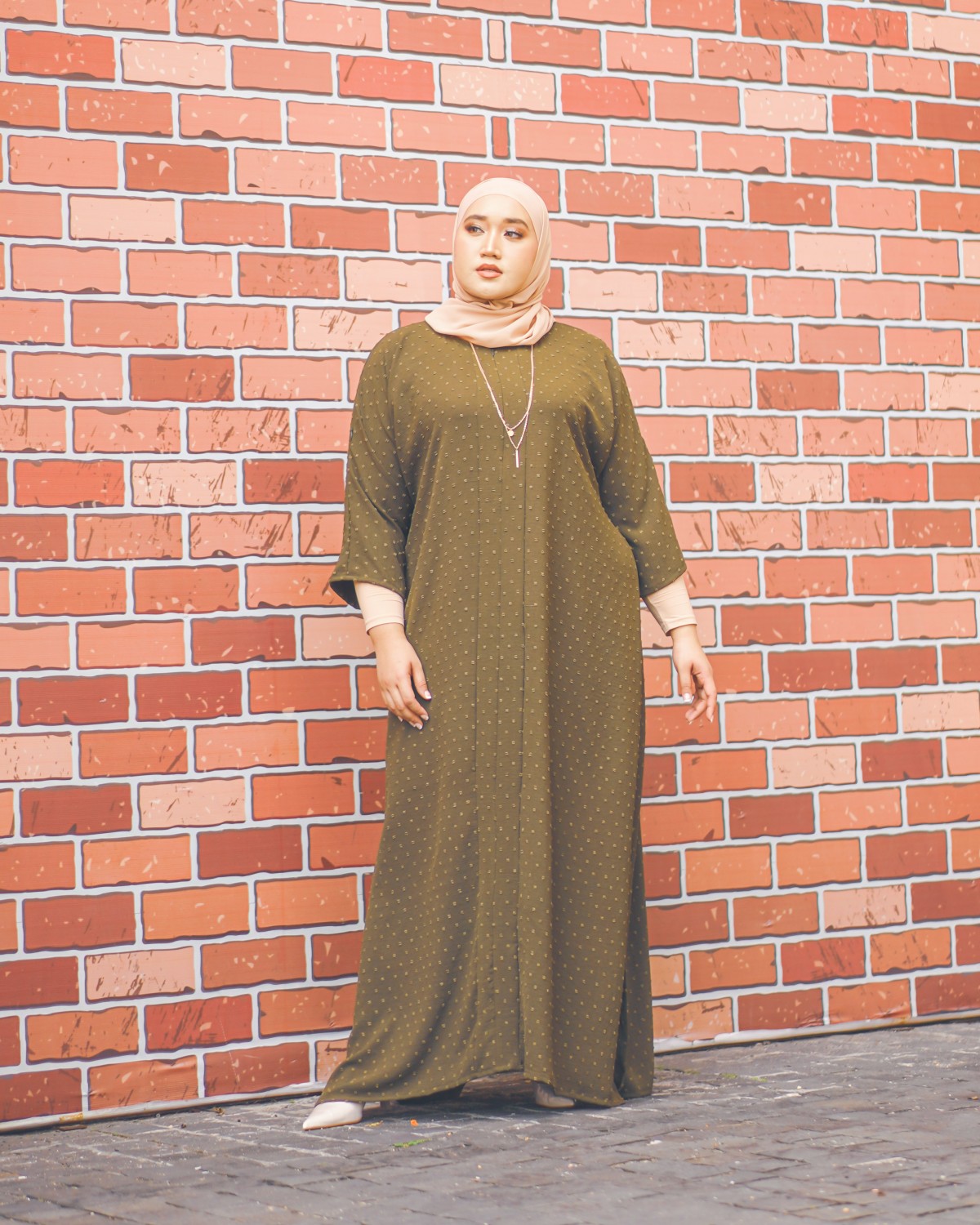 Kamela Kaftan 2.0 (Olive Green)