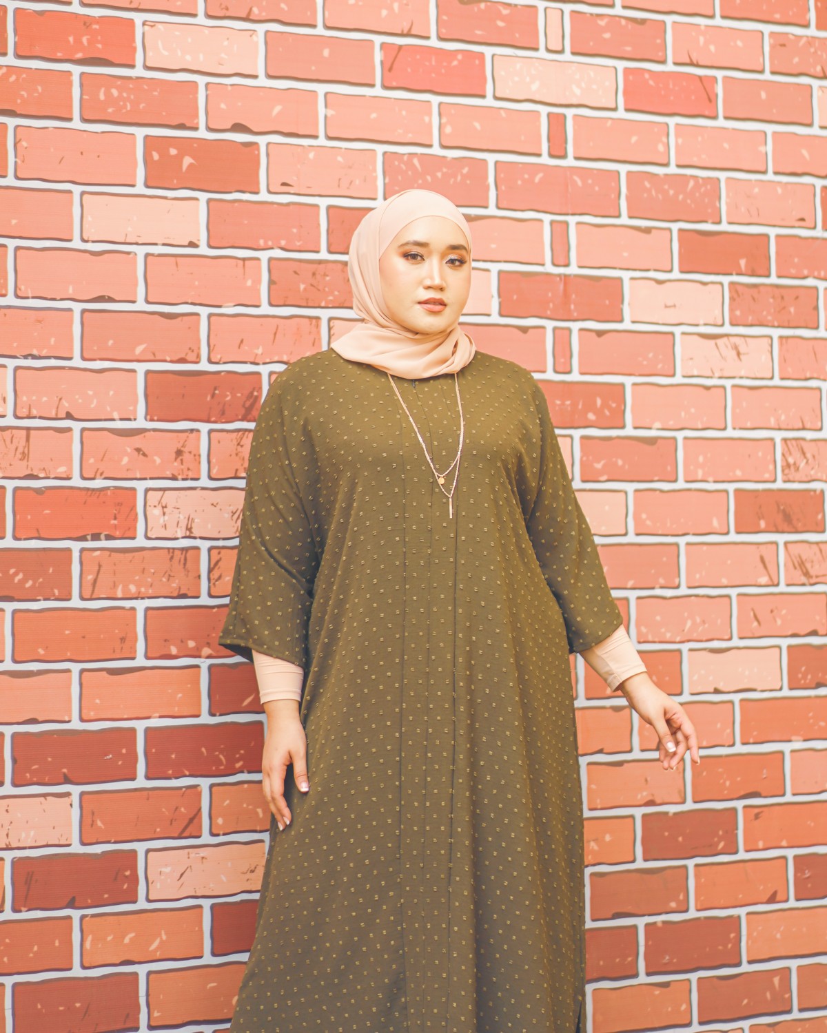 Kamela Kaftan 2.0 (Olive Green)