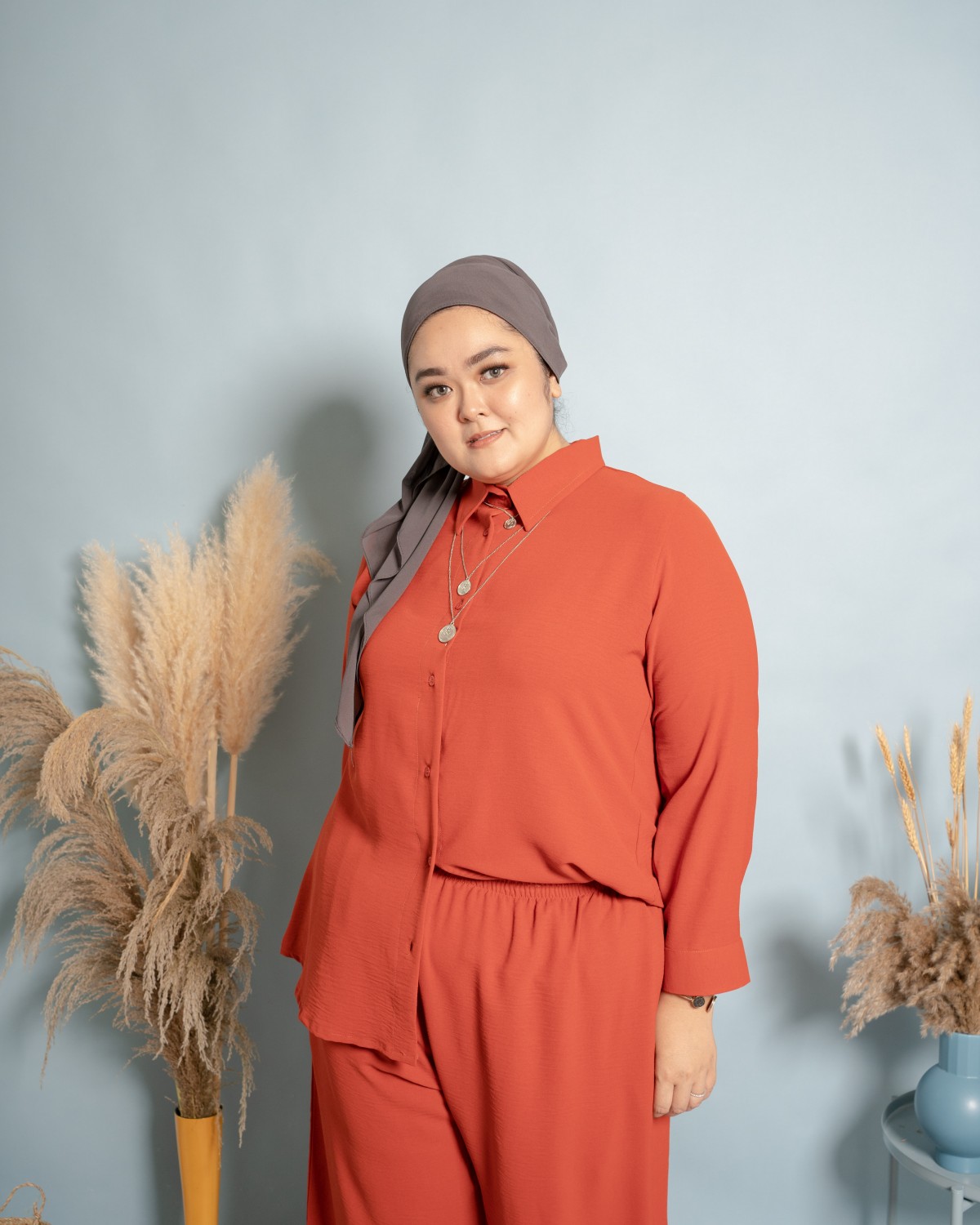 Karla Suit (Burnt Orange)