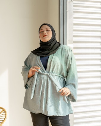 Christy Kimono Cardigan (Dusty Green)