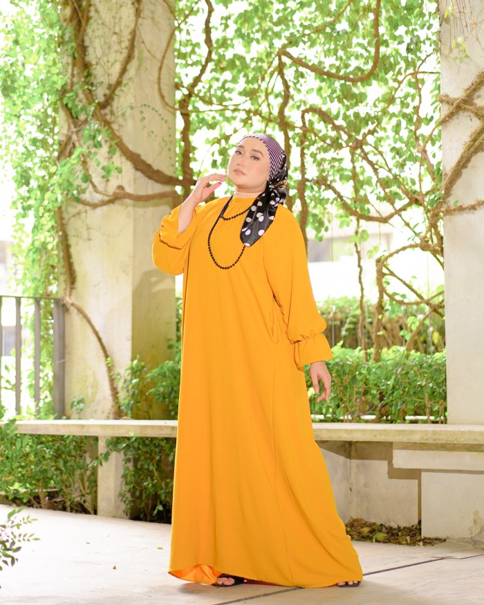 Larney Dress (Mustard)