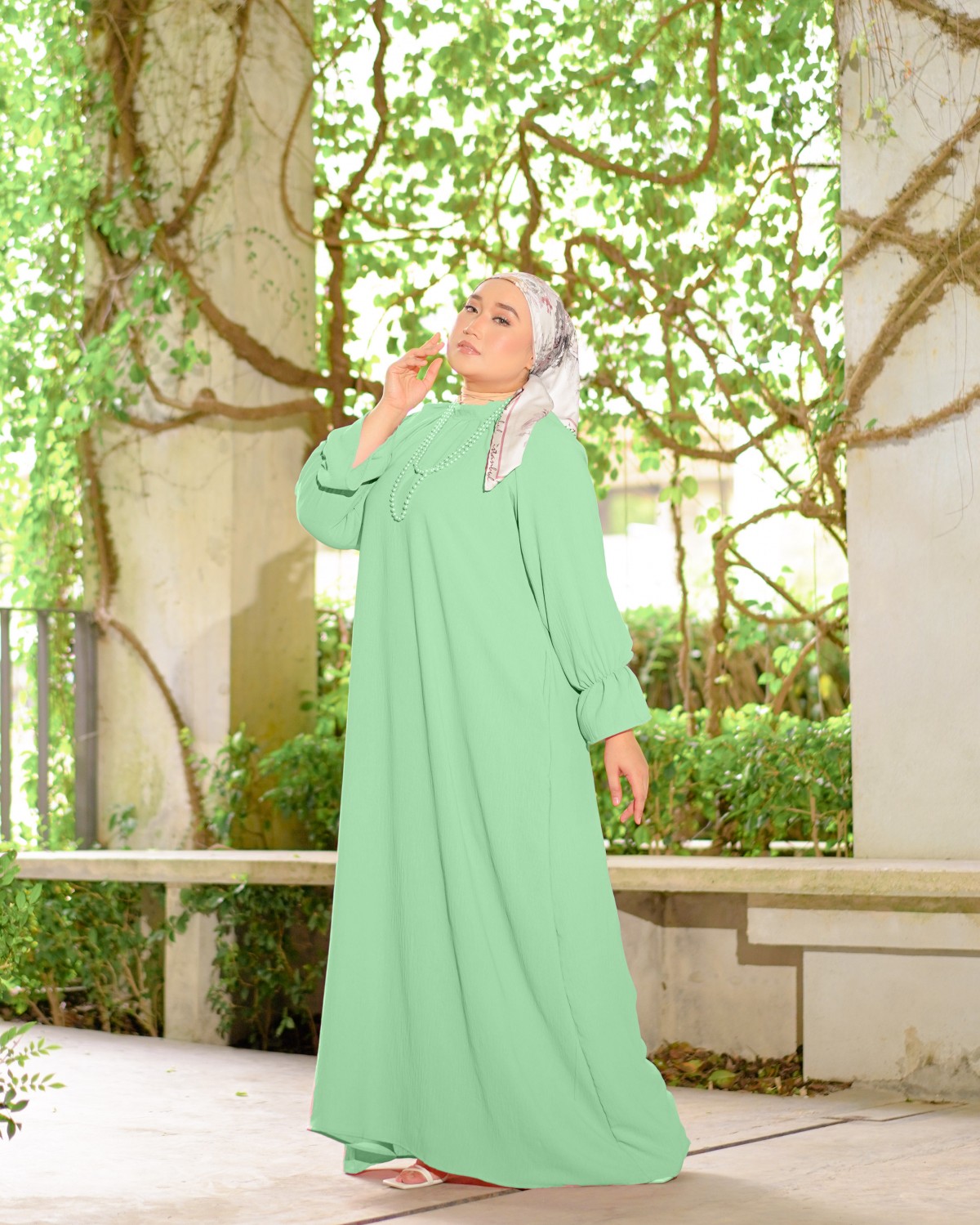 Larney Dress (Mint Green)